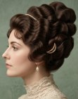Haute coiffure relevée
