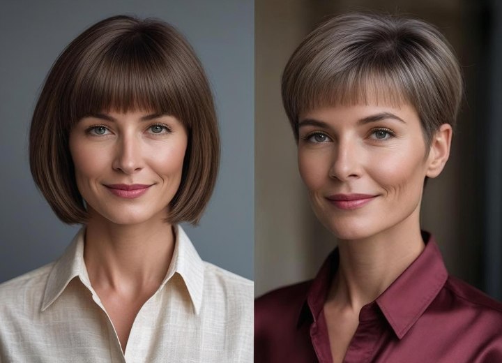 Changement de look : du carré à la coupe garçonne