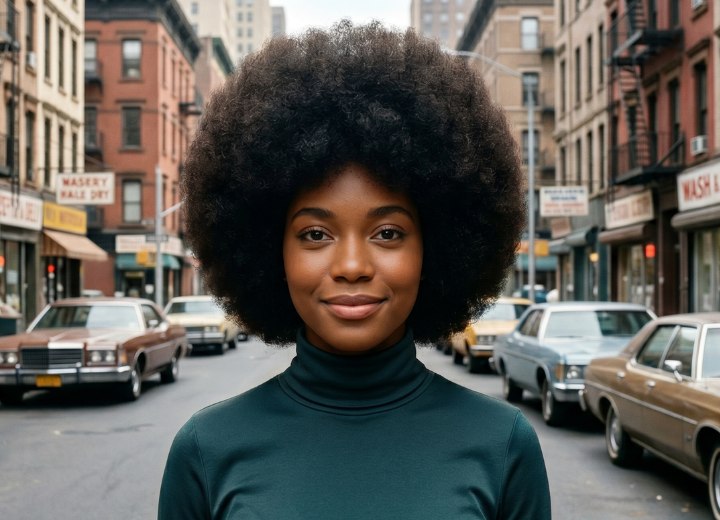 Afro des années 1970