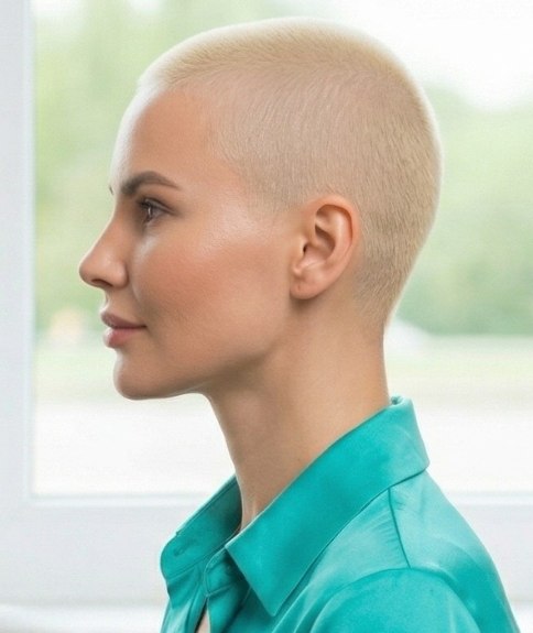 Coupe rasée féminine
