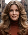 Cheveux longs et dégradés, années 1970