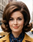 Coiffure bouffant, années 1960
