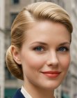 Chignon des années 1950
