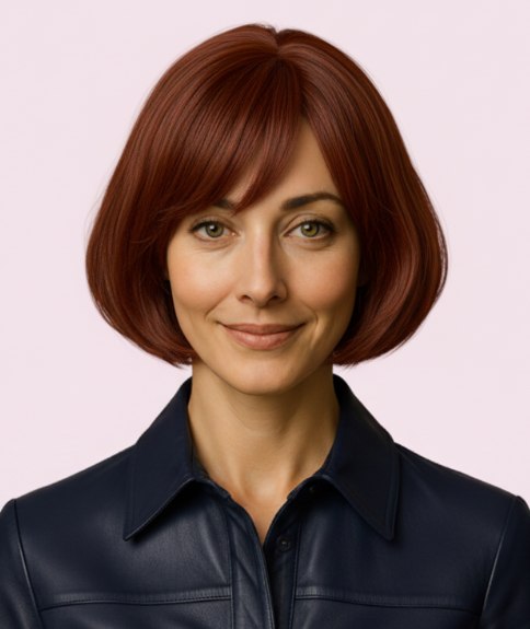 Carré classique à la mâchoire pour femme moderne