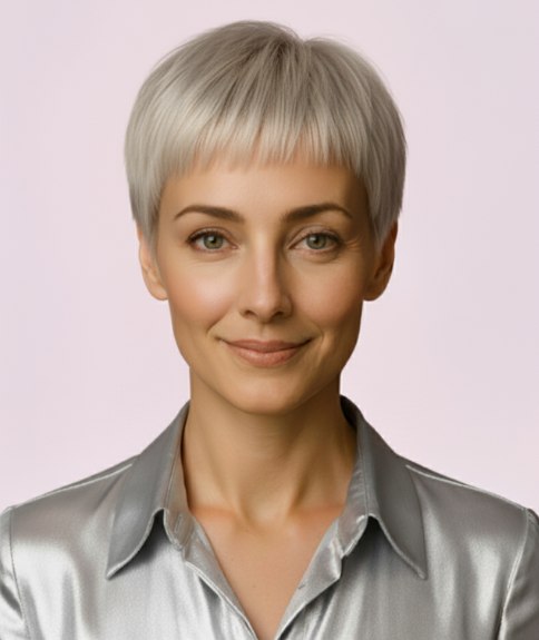 Coupe à la garçonne audacieuse