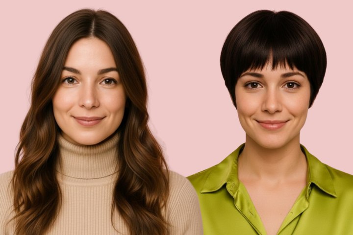 Inspiration coiffure - Testeur de coiffures 