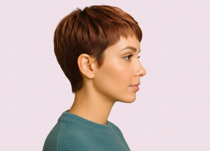 Couleur de cheveux aux reflets lumineux