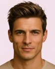 Coiffure masculine moderne