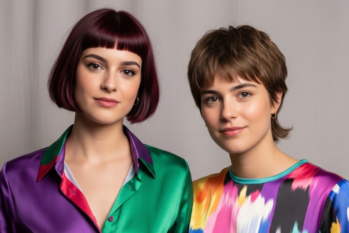 Cheveux courts pur filles