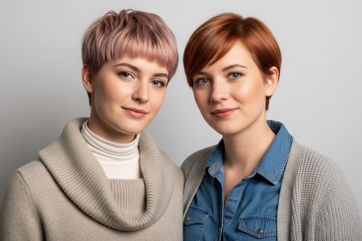 Coiffures pour cheveux courts
