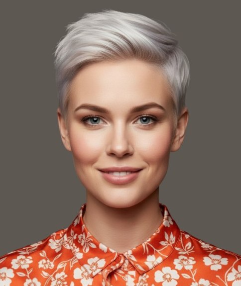 Coupe &agrave; la gar&ccedil;onne f&eacute;minine avec du volume